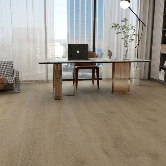 Smoked White Waterproof Rigid Core SPC Flooring