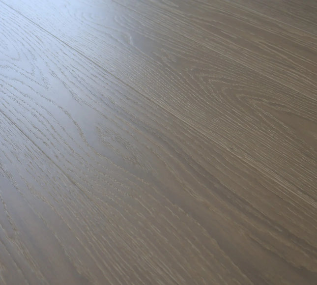 White Washed Brushed Lacquered Prime AB Engineered White Oak Flooring