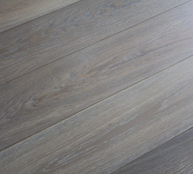 Smoke White Oiled Classic Engineered Oak Flooring