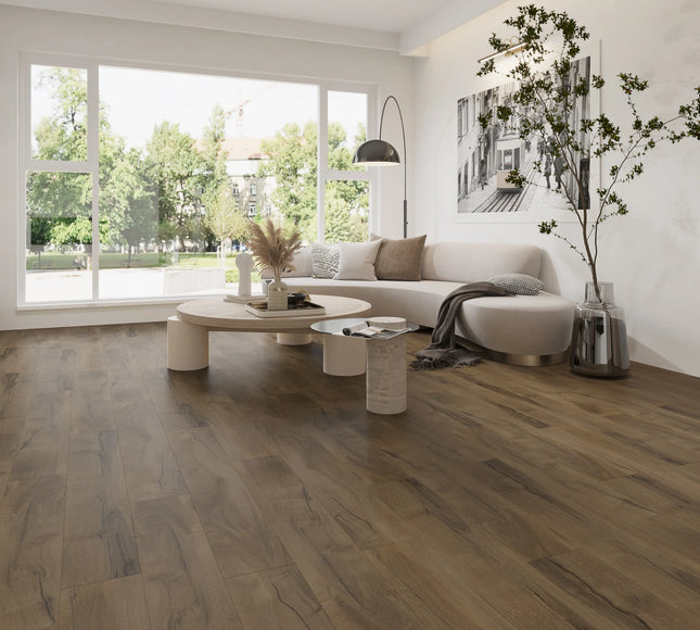 Rustic Walnut Premium 5Gi Click SPC Flooring