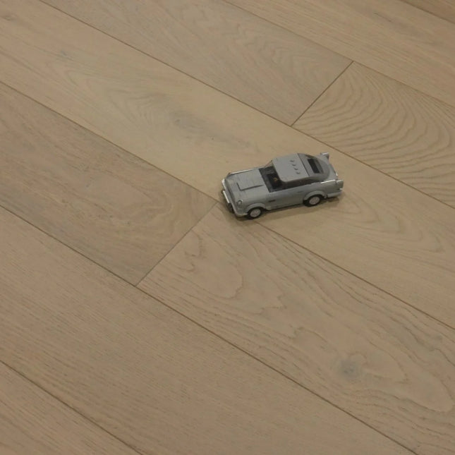 Brushed White UV Oiled Classic Grade Engineered Oak Flooring