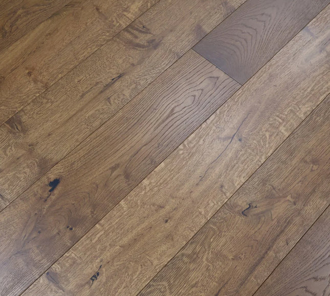 Scandi Smoked Brushed & Oiled Engineered Oak Flooring