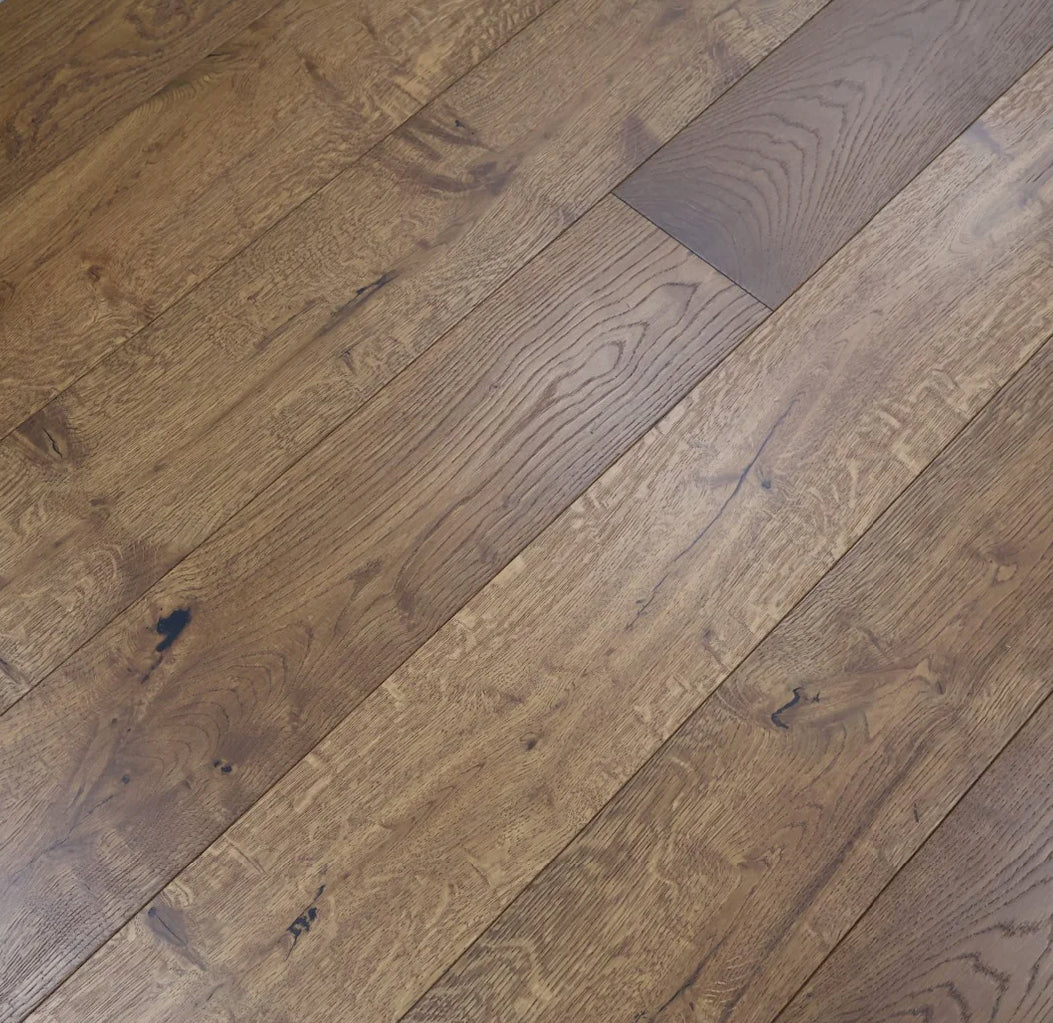 Scandi Smoked Brushed & Oiled Engineered Oak Flooring