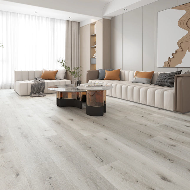 Arctic White Contemporary Luxury Vinyl Flooring