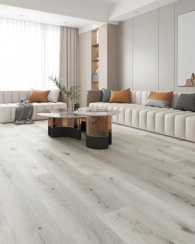 Arctic White Contemporary Luxury Vinyl Flooring
