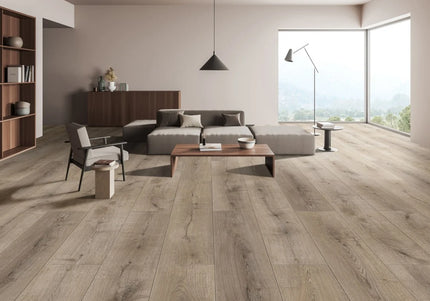 Contemporary Pebble Grey Laminate Flooring
