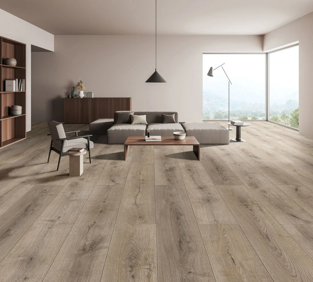 Contemporary Pebble Grey Laminate Flooring