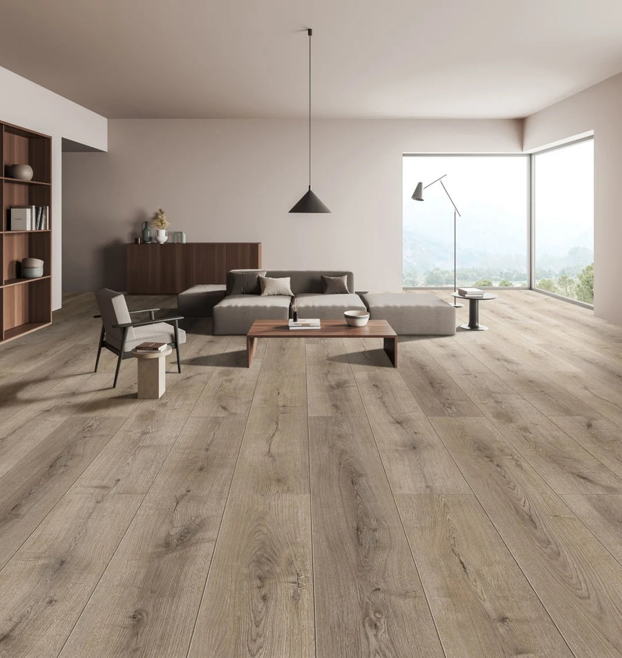 Contemporary Pebble Grey Laminate Flooring