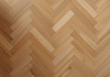 Smoked UV Oiled Engineered Herringbone Flooring