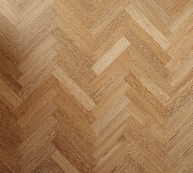 Smoked UV Oiled Engineered Herringbone Flooring