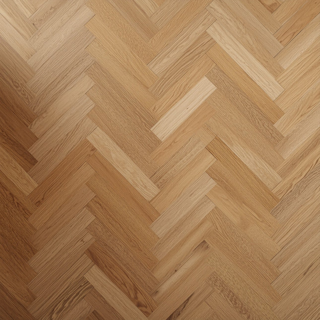 Smoked UV Oiled Engineered Herringbone Flooring