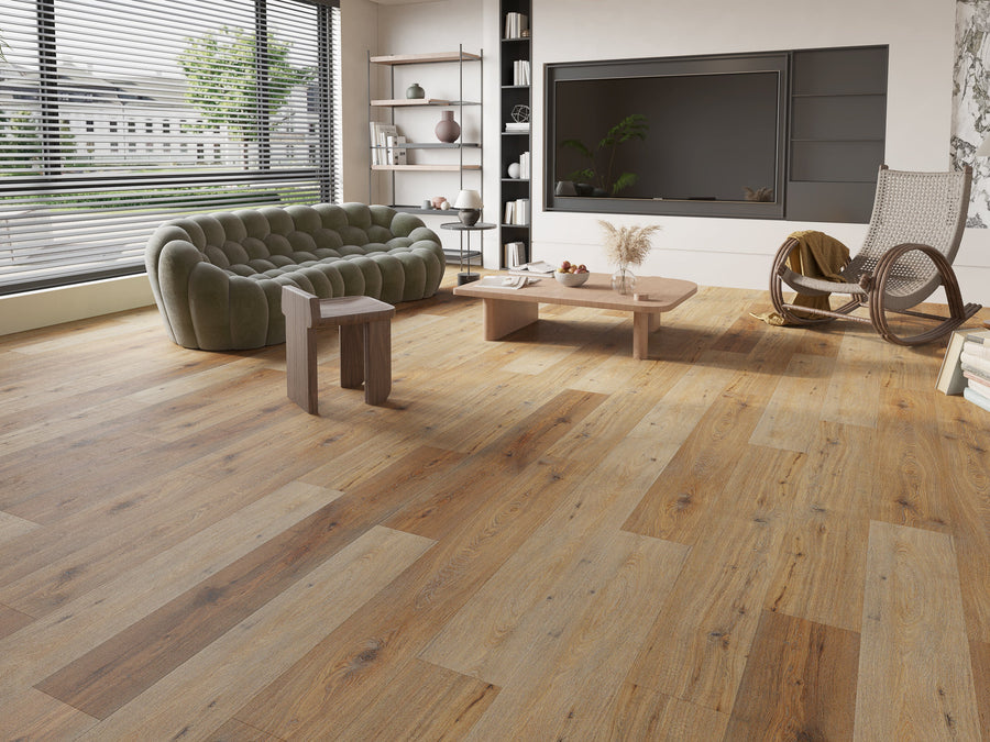 Rustic Sandy Oak Waterproof Luxury Vinyl Flooring