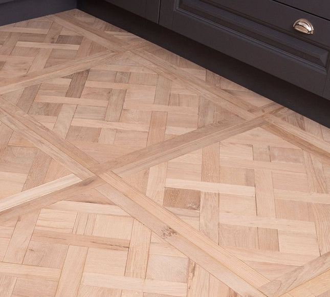 Premium Brushed Unfinished Engineered Versailles Oak Flooring