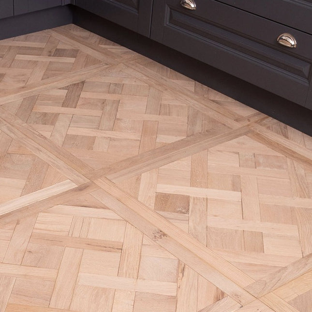 Premium Brushed Unfinished Engineered Versailles Oak Flooring
