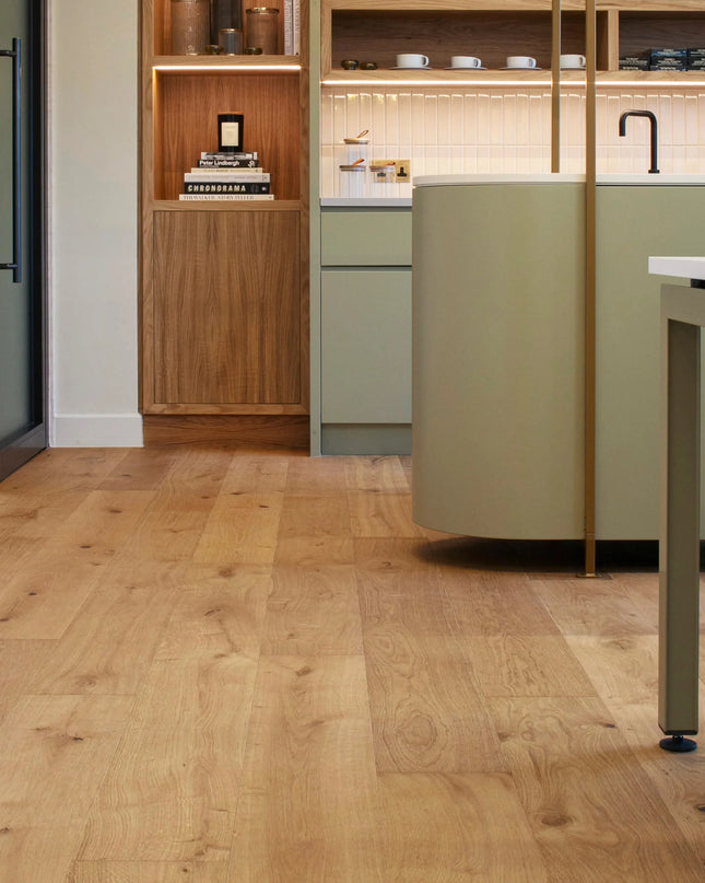 Signature Oak Classic Grade Natural Brushed Oiled Engineered Oak Flooring