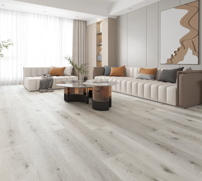 Arctic White Modern SPC Click Flooring