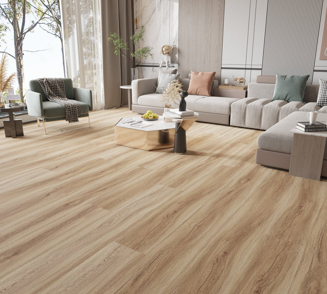 Amber Wheat Oak Waterproof Luxury Vinyl Flooring