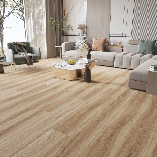 Amber Wheat Oak Waterproof Luxury Vinyl Flooring