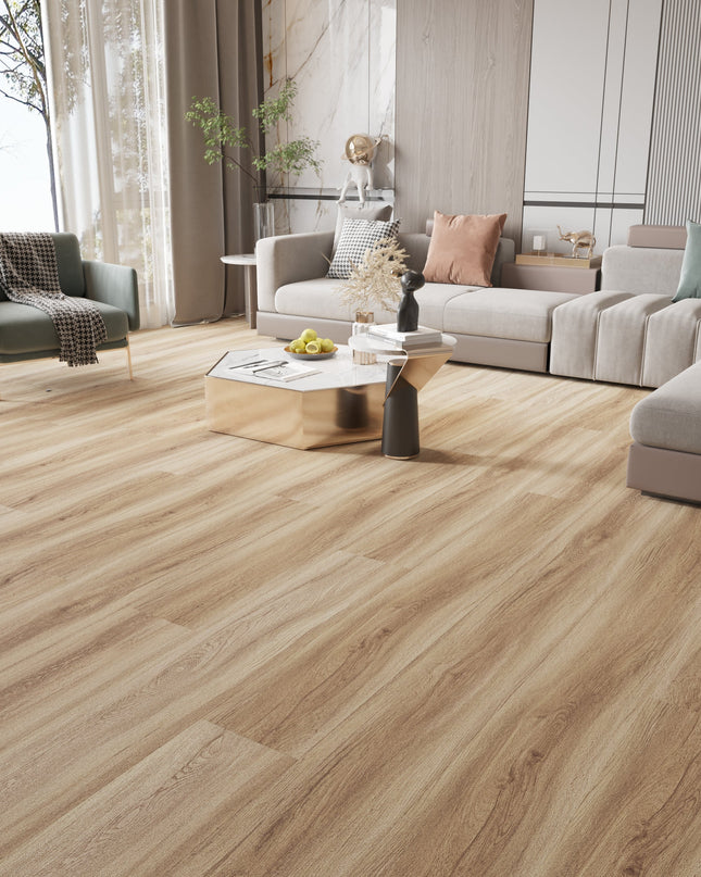 Amber Wheat Oak Waterproof Luxury Vinyl Flooring