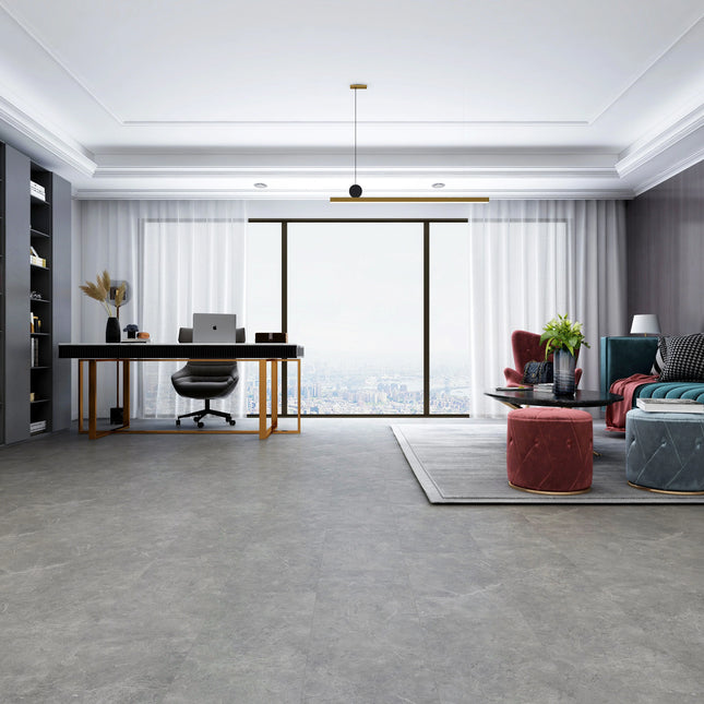 Concrete Grey Modern SPC Stone Effect Click Flooring
