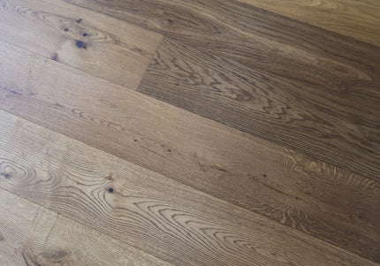 Smoked Brushed Oiled Engineered Oak Plank Flooring