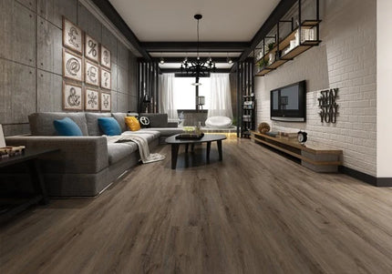 Antique Smoked White Waterproof WPC Click Flooring