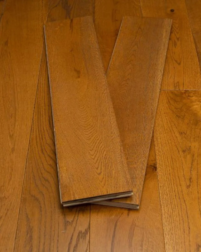 Golden Wheat Matt Lacquered Engineered Oak Flooring