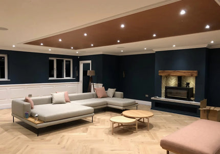 Invisible Finish Lacquered Click Engineered Herringbone Flooring