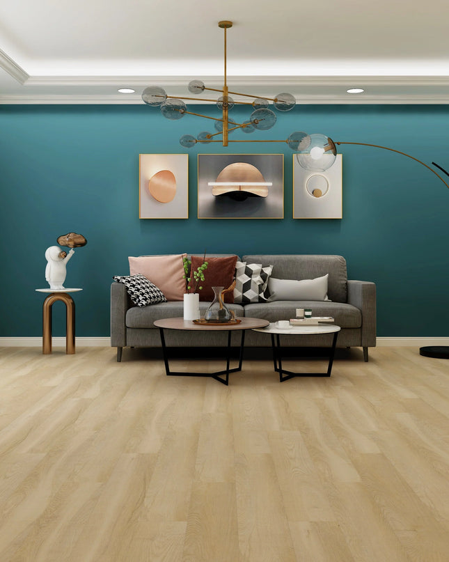 Snowy Hickory Waterproof Vinyl Plank Flooring