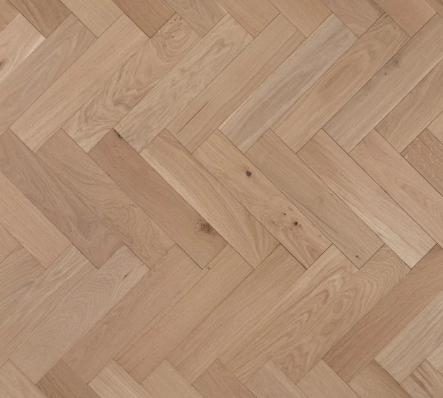 AB Unfinished Square Edge Engineered Herringbone Flooring