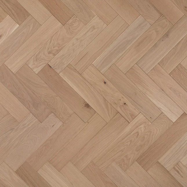 AB Unfinished Square Edge Engineered Herringbone Flooring