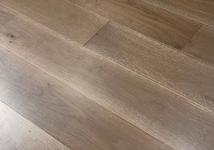 Sandy Grey Brushed & Oiled Engineered Oak Flooring