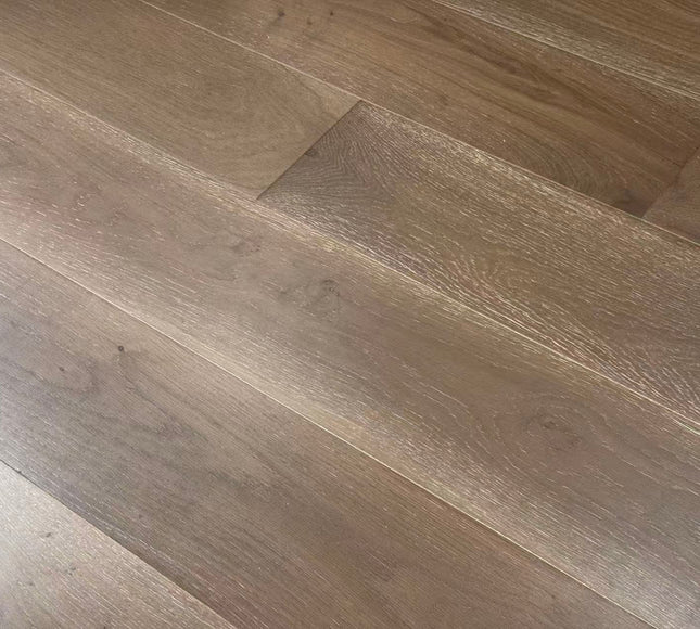 Sandy Grey Brushed & Oiled Engineered Oak Flooring