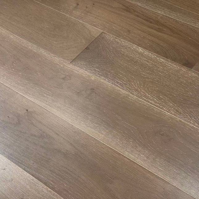 Sandy Grey Brushed & Oiled Engineered Oak Flooring
