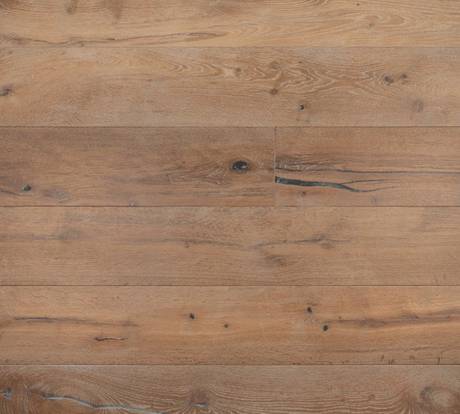 Heritage Distressed Smoked White Engineered Oak Flooring