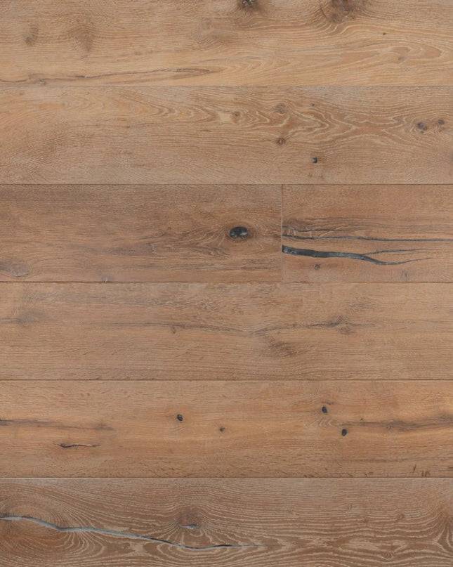 Heritage Distressed Smoked White Engineered Oak Flooring
