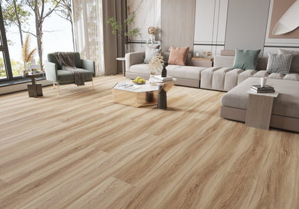 Amber Wheat Oak Waterproof SPC Flooring