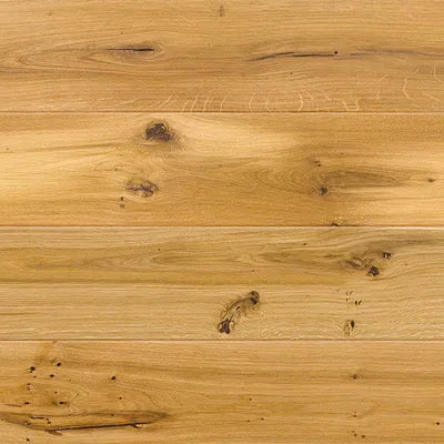 Engineered European Oak Flooring – Natural Oak Brushed Matt Lacquered Rustic 14/2.5 x 130 x 1092mm (Välïnge 5G)