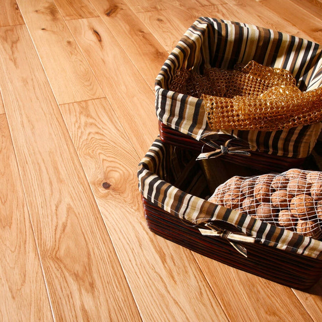 Pukka Flooring 5G 14 x 180mm European Engineered Oak – Natural Oak Brushed & Matt Lacquered Engineered Oak Flooring