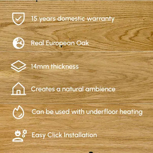 Pukka Flooring 5G 14 x 180mm European Engineered Oak – Natural Oak Brushed & Oiled Engineered Oak Flooring