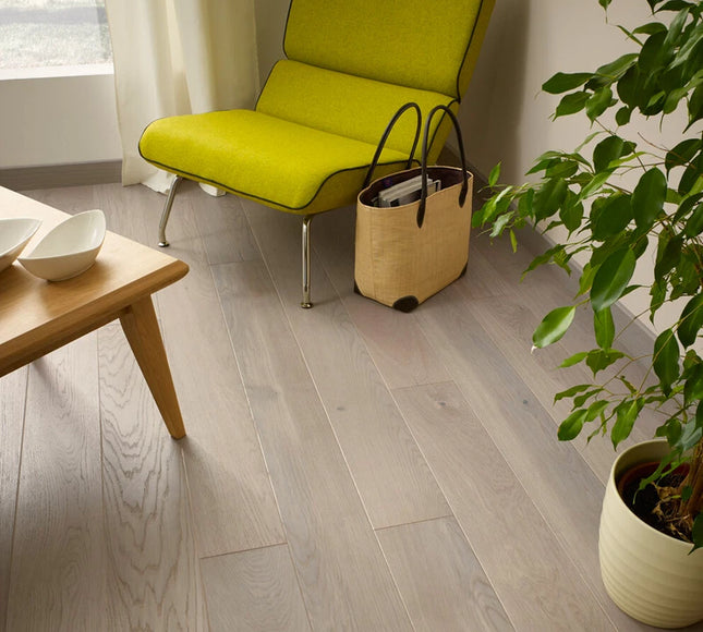 Pukka Flooring 5G 14 x 180mm European Engineered Oak – Charleston Grey Brushed & Matt Lacquered Engineered Oak Flooring