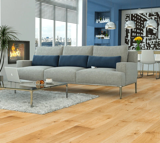 Pukka Flooring 5G Engineered Oak – 14 x 207mm Long European Engineered Oak – Natural Oak Brushed & Oiled