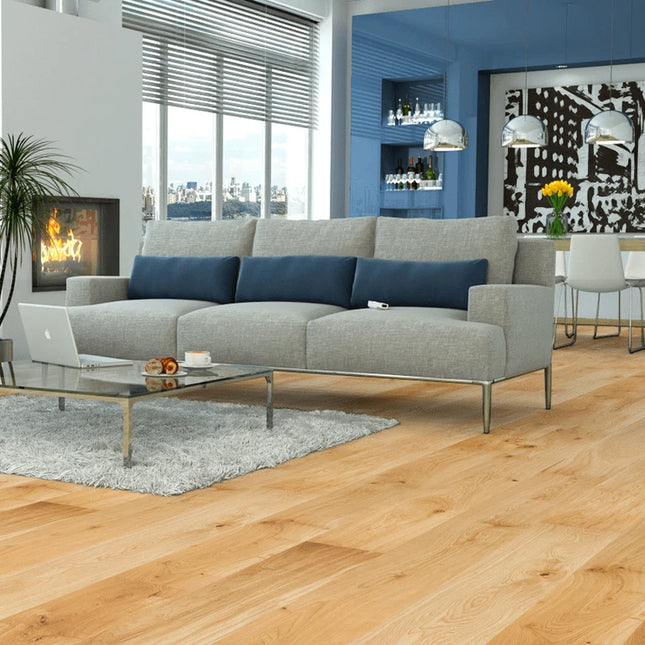 Pukka Flooring 5G Engineered Oak – 14 x 207mm Long European Engineered Oak – Natural Oak Brushed & Oiled