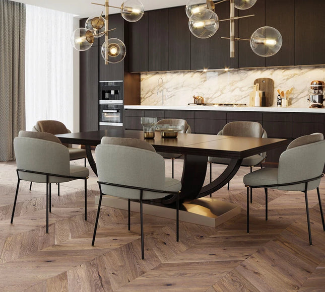 Pukka Flooring Engineered Oak Flooring – 14 x 130mm Chevron Engineered Oak – French Château Oak Brushed & Matt Lacquered