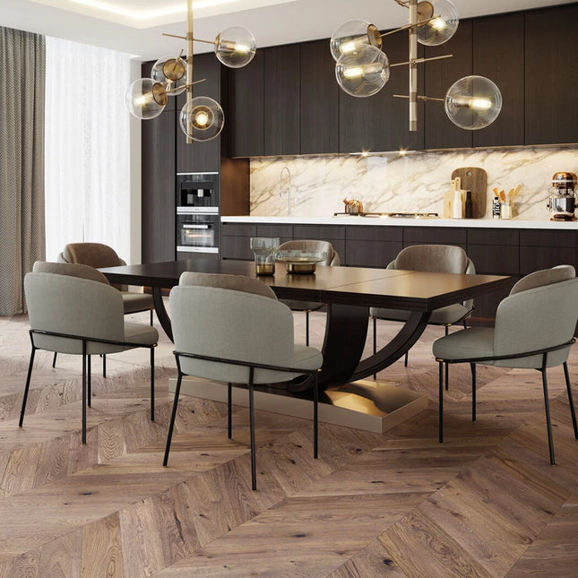 Pukka Flooring Engineered Oak Flooring – 14 x 130mm Chevron Engineered Oak – French Château Oak Brushed & Matt Lacquered