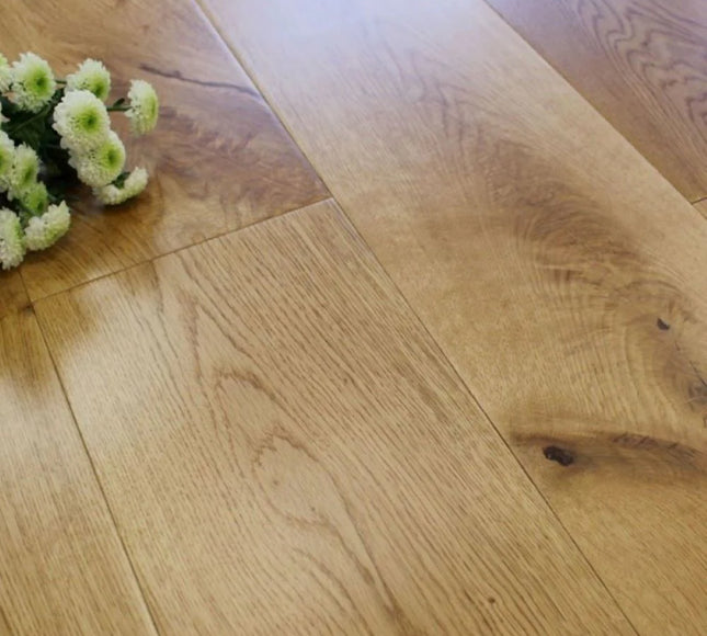 Raw Oak Brushed Engineered Wood Flooring 20/6 T&G | Pukka Flooring