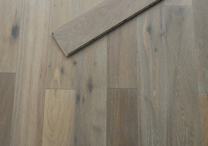 Smoke Grey Brushed & Oiled Engineered Oak Flooring | Pukka Flooring