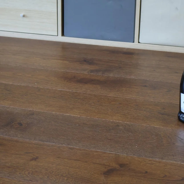 Hazelnut Brown Brushed & Oiled Engineered Oak Flooring
