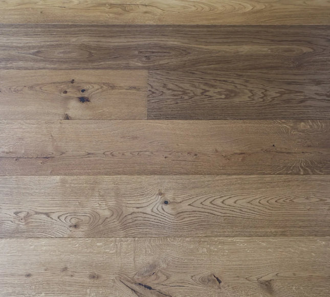 Smoked Brushed Oiled Engineered Oak Plank Flooring