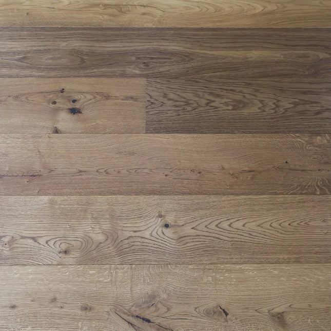 Smoked Brushed Oiled Engineered Oak Plank Flooring